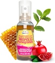 Beelife Propolis Pršilo za grlo – Pomirjujoč med, Mint & Granatna - Naravna imunost podporo & Relief za grlo - Antioksidanti, bogata z Flavonoidi & Artepillin C, Brez sladkorja, Gluten-free, 1-Pack, 30ml