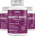 NuBest White - podpira lepo in radikalno kožo z glutationom, izvleček iz Milk Thistle, L-Cysteine, Dragocenih zelišč in vitaminov (3 paket)
