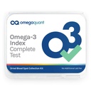Omega Quant Omega-3 Index Complete - Popolna Maščobne kisline Profil Kri Test Kit 