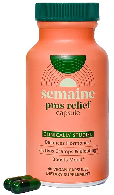 PMS & Period Relief - Menstrual Cramp Relief: Nič več obdobja Cramps, Mood Swingers, ali Bloating. PMS Dopolnilo za vesele hormone in obdobje Relief. (40 štetje)
