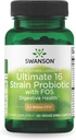 Formula Swansona Dr. Stephena Langerja - naravni probiotik w/ prebiotični FOS - 16- struin dodatek za spodbujanje digestivne podpore w/ 3.2 milijarda CFU na kapsulo - (60 Veggie kapsul)