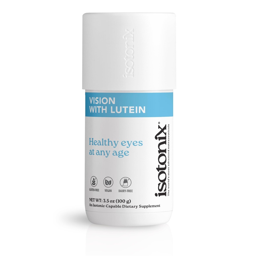 Izotonix Vision Formula z Luteinom – Podpira zdravje oči, vid in cirkulacijo – Antioksidanti, cink, vitamin C, E, borovnica, Zeaksantin – Dopolnilo za oči za jasnost in zaščito - 30 Servingov