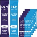 Som Sleep, Sleep Sleep Nič sladkorja v prahu pijača Mix 20 Pack Set: Cherry & Berry Flavor – Vegan, Keto