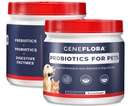 ActivHealth Prebavne encime in probiotik za hišne živali (Psi, mačke, kunci in več, 125 mg, 120 odmerkov) Geneflora za hišne živali paket 2
