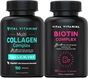 Vitalni vitamini Multi colagen tablete + Biotin kompleksne tablete