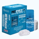 PetEyez Veterinarian Formulated Tear Stain Odstranjevalec raztopine za pse in mačke - hipoalergeno Deodorazirjanje Čistilo za odstranjevanje umazanije, razelektritev in Crust iz ušes, oči, Tačke in rit - 100 robčkov
