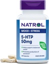 Natrol Mood & Stres 5-HTP 50mg, Prehranska dopolnila pomaga podporo uravnoteženega razpoloženja, 30 Kapsule, 7-30 dan dobave