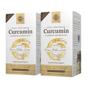 Solgar Full Spectrum Curcumin - 90 LiCap, paket 2 - Vrhunska absorpcija - Možgani, Joint & Imune Health - Non-GMO, Vegan, Gluten Free, Dairy Free - 180 Total Servings