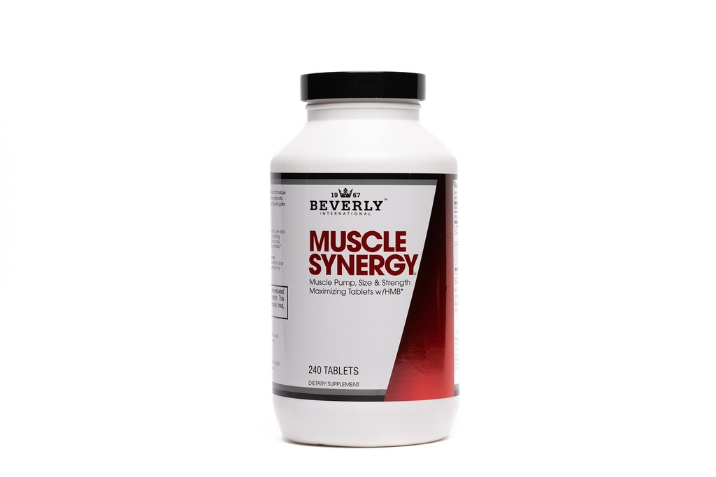 Beverly International Muscle Synergy 240 TABS (15 Serving) Klinično odmerjene sestavine - HMB, L-arginin, L-citrulin, kreatin monohidrat, L-ornitin. Večje zadnje črpalke.