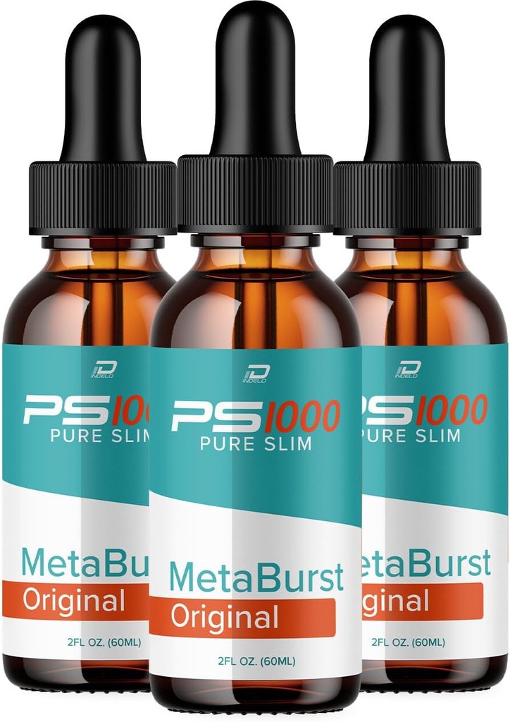 Metaburst PS1000 Čiste kapljice Tekoči dodatek - PS1000 Metaburst Tekočih kapljic, PS1000 Original Metabolic Support Supplement, PS1000 Pure Metaburst Reviews (3 paketi - 3 meseci dobave)