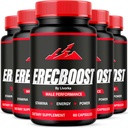 (5 pakiranj) erecboost kapsule, vse naravne napredne formule, 300 kapsul