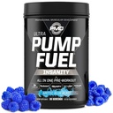 PMD športna črpalka Ultra Insanity - Premium Preworkout Powder & Muscle Pump, večji poudarek, vzdržljivost in okrevanje, Premium Kreatin, Arginin & Beta Alanine - Arktična modra Blast (30 strežnikov)
