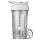 BlenderBottle Sport Shaker steklenica z žico Whisk, 24-ounce, bela – Beljakovine Shake & Hidracija za športnike & Fitness Enthusiasts, Easy Mixing, Trajno & Lahka, Zaklenjeno Lid