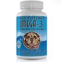 Pure Omega 3 Wild Fish Oil za pse z vitaminom E - Najvišji EPA & DHA Softgels na voljo (1000mg) 180ct