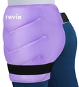 REVIX Extra velik Hip Ice Pack Ovitek s pasovi, Repable Gel Ice Pack za zamenjavo Hip, Visoko, ramena & nazaj, mehko line hladno kompresijski komplet