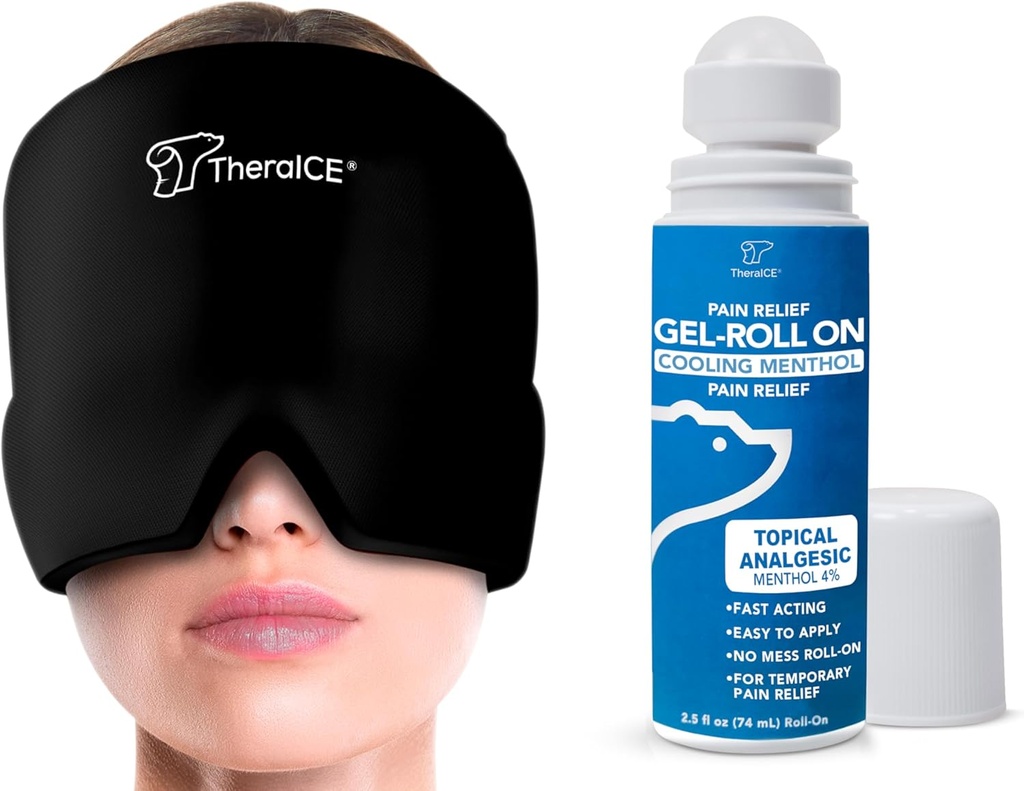 TheraICE Migrena Relief Cap in Theraice Pain Relief Roll on