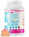 RAW Whey izolat beljakovin v prahu, rojstnodnevna torta (CBUM Itolate Protein) - 100% travnato-krmna športna prehrana v prahu za rast mišic in regeneracijo - nizko maščobo, nizko karboksi - 25 Serving