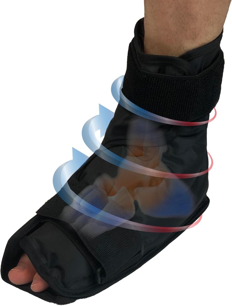 Foot & Angle Pain Relief Hot/Cold Gel Ovit - Učinkovito sprostite noge in kolne bolečine in bolečine uporabo Kompresijski Gel Ankle Ledeni Pack Ovitek - Ogrevani ali ohlajeni, Cilje vseh področij Angle & Foot - Velika