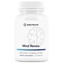 Mind Renew - Izdelano v ZDA - Možganski dodatek za spomin in fokus - Podpora Vitalnost in energijo, 60 Kapsule