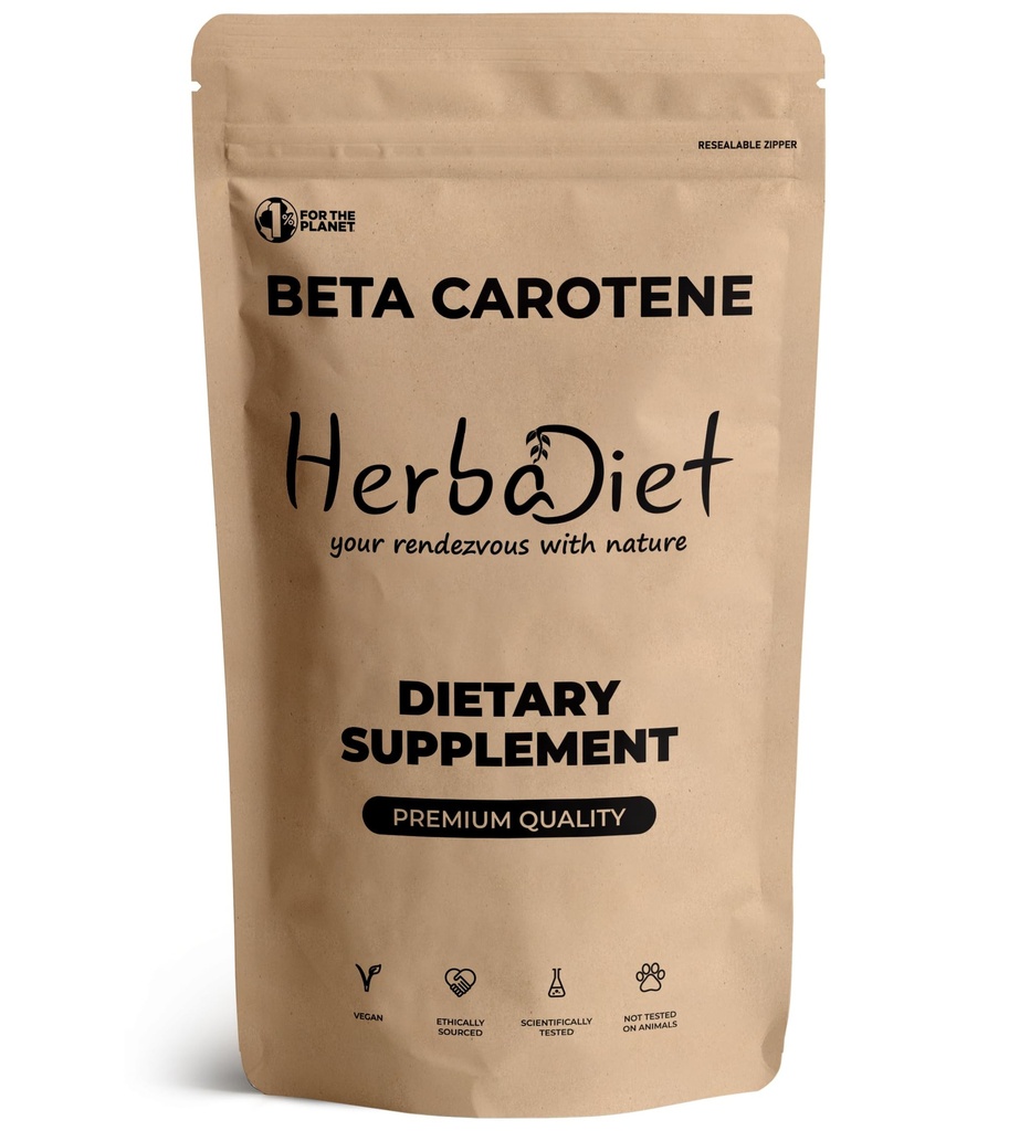 Beta karoten 10% vitamin A 25000 i.e. prašek 