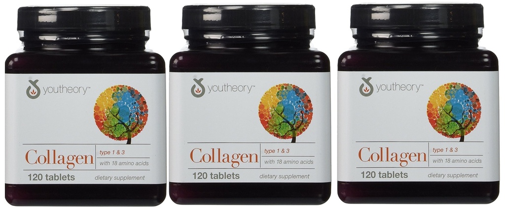YouTheory Collagen, tip 1 in 3, 120 tablet (paka po 3)