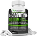 DR. MARTIN'S NUTRITION Extra Strength L-Carnitine - 200 Capsules - 1000mg Per Serving - Boost Your Metabolism and Increase Performance