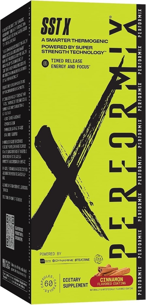 PERFORMIX SST X Timed Release Energy and Focus Powered by Super Power Technology - Cimet - 60 kapsul (30 strežnikov)