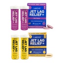 1ABOVE Jet Lag Relief Effervescent Multivitamin s Pycnogenol Travel dodatek za hidracijo, energijo, imunske podpore in hitrejše okrevanje - Flight Essential - Citrus 20 Count in Berry 20 Count