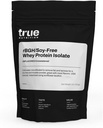 True Nutrition - rBGH/Soy Free Whey Protein Isolate [mleko] - 100% Grass Fed Whey Protein Powder with Essential Amino Acids - brez dodanih hormonov ali antibiotikov (nearoman/nesladkan, 1 lb)