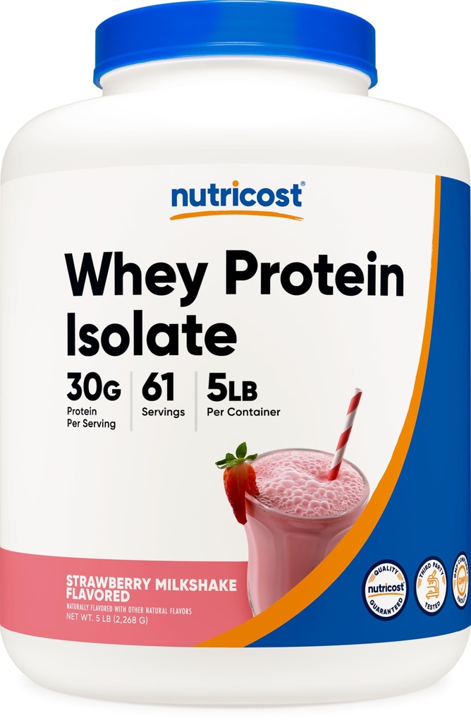 Nutricost Whey Protein izolat (Storwberry Milkshake) 5LBS