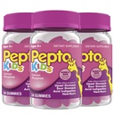 Pepto Kids Gumies, pomaga sprostiti občasno razburkane želodčne težave, prebavne motnje, Sour Stomach in Zgaga, 72 skupaj (3 pakiranja po 24)