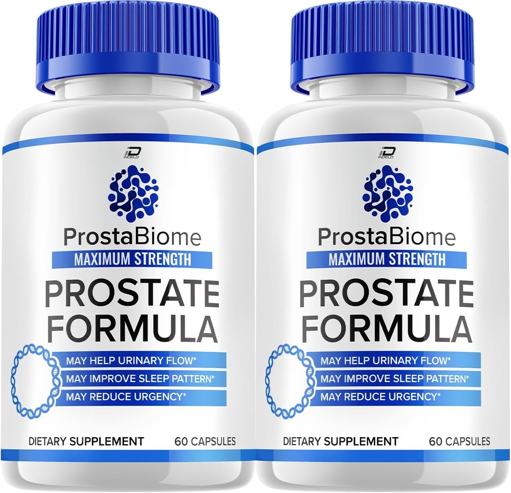Prostabiome Supplement Advanced Energy Pills - Dodatki za moške - Prosta biom Prostabiome za moške Health Supplement, Prostabiome Mnenja (2 paket - 120 kapsul)
