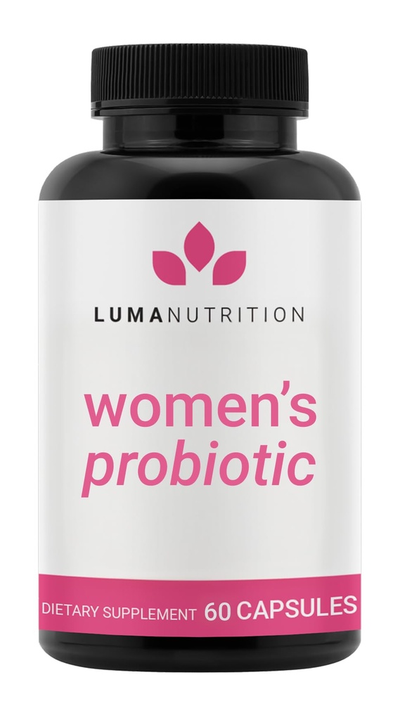 Luma Nutrition Probiotiki za ženske s prebiotiki - 50 milijard CFU - oblikovana za digestivno, imuno in žensko podporo - 60 kapsul