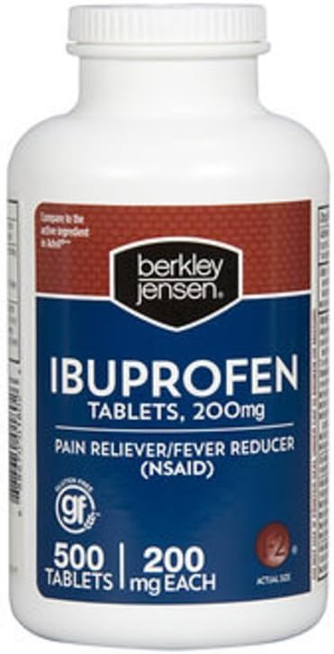 Člani Mark Berkley Jensen Ibuprofen tablete, 500 ct., 200mg