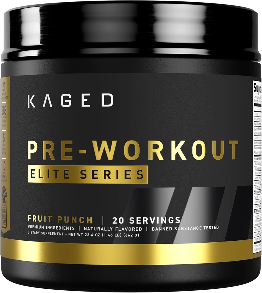 Kaged High Stimulant Pre Workout Powder 