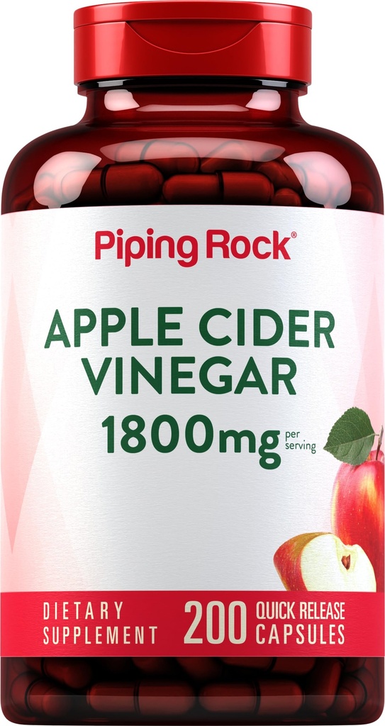 Piping Rock Apple Cider Vinegar Kapsule 1800 mg 