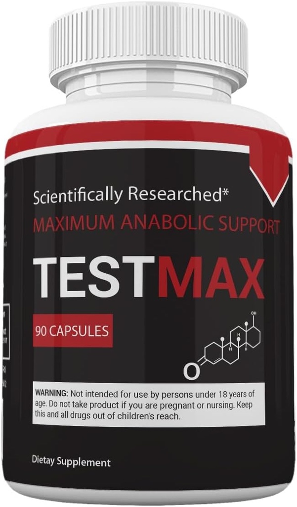 Zonata TestMax prehranski dodatki za moške, Test Max naravno izboljšanje zmogljivosti, vzdržljivosti in ravni energije, naravna formula za ohranjanje energije in ravni zmogljivosti (Enoten paket, 60 tablet)