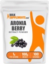 BulkSupplements.com Aronia Extract Powder - Aronia Berry Extract, Chokeberry Supplement - Gluten Free, 1g per Serving, 100g (3.5 oz) (Pack of 1)