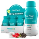 Plug Jetrna čistila Detox in popravila Drink Elektroliti Organic Herbal Liquid Razstrupljanje Body Rastline Dodatek Podpora Teža Izguba naravnega zdravja Hidrate Sports Energija Immuniteta Shots Minerali Vitamini