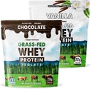 Opportuniteas Grass Fed Vanilla Choco Whey Protein Isolate Powder - 20g Protein Powder brez umetnih sladil, Hormone-free Krave, Non GSO - 5lb
