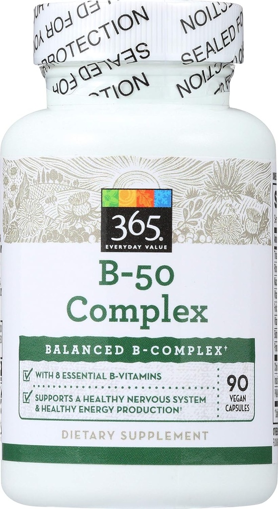 365 by Cela živila Trg, B – 50 Complex, 90 ct, Pakiranje maj Vary