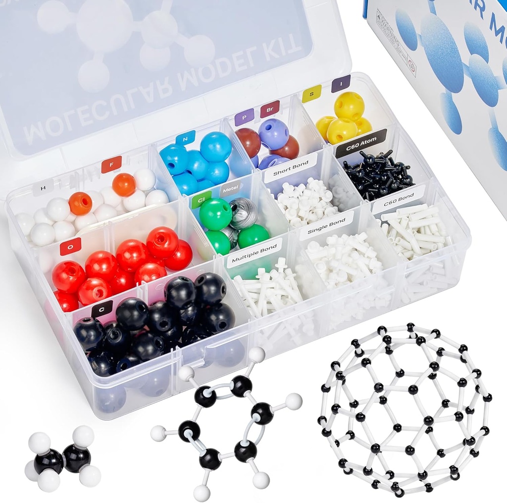 JoyCat Molecular Model Kit (404 kosov), Organic Chemistry Molecule Znanstvena darila za Ochem in anorganske študente in učitelje