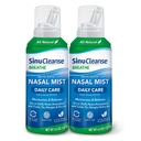 SinuCleanse Daily Care Sterile Saline Nasal Spray, Ultra Fine Mist, Takoj vlaži in sprosti vsak dan Nasal Congestion zaradi prehladov in suhega zraka, 4,5 Oz (2 Pack), Made in USA