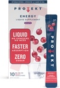 Protekt nič sladkornih energijskih pijač - Keto Natural Mix, Liquid Vitamin B Drink, Organic Kofein Mešanica, On-the-Go Tekoči paket, Nič sladkornega grozdja Energy Packets Mark Healey, Paket 10