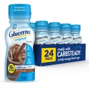 Glucerna Original Diabetes Care Shake, Bogata čokolada, Diabetični obrok Nadomestek za podporo upravljanja sladkorja v krvi, 10g beljakovin, 180 kalorij, Pripravljen za pitje, 8-fl-oz steklenica, 24 pakiranje