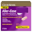 GoodSense Aller-Ease - Fexofenadin Hidroklorid 180 mg tablete - 24-urna alergija Medicina za notranji in zunanji relief, 30 število