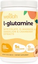 Wellah L-glutamin Peach Mango (50 servivov) - 5g L-glutamin na obrok, sladkan s Stevio