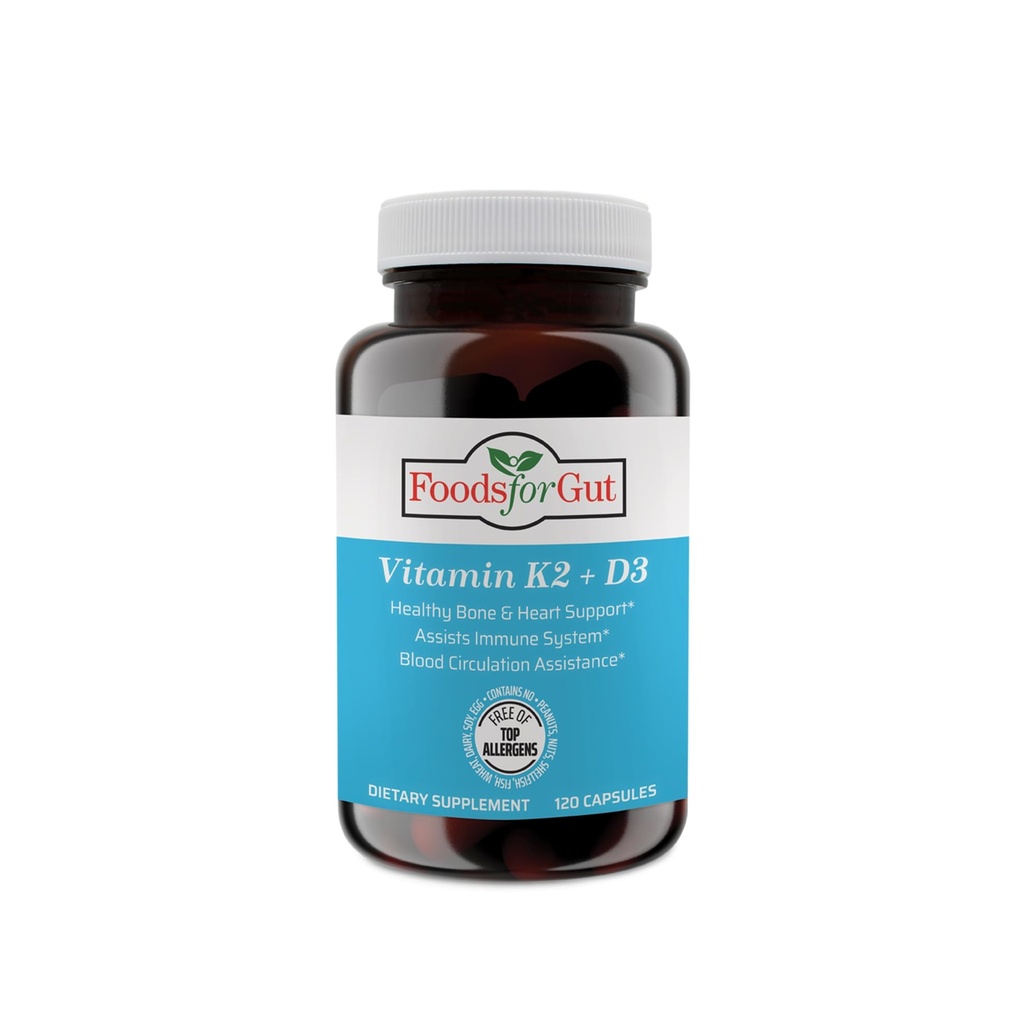 Vitamin K2 (MK7) D3 & BioPerine® izvleček črnega popra 