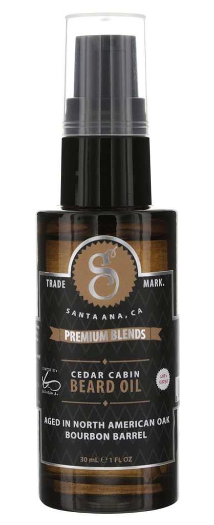 Suavecito Premium Mešanice Beard Oil - Leave-In Beard Conditioner za mehčanje las, Hidrating kožo, Eliminacija Brada Prhljaj, Zdrava rast brada - 1 oz