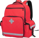CURMIO Nujna medicinska hrbtenica prazna, prvi odzivnik EMT vrečka za EMS, Camping, pohodništvo, Zdravje doma, Terenski izleti, Rdeča (samo Bag, Patented Design)